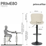 Kit 2 Banquetas Giratórias com Encosto - Design Moderno para Cozinha Americana e Balcão - imagem 3