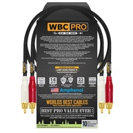 Cabos RCA WBC-PRO-LOCAP 2 Pés: Áudio de Baixa Capacitância e Nível Profissional - imagem 1