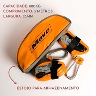 Kit 2 Fitas Catraca Reforçada 3m 800kg para Amarração Segura de Motos, Jet Skis e Quadriciclos - imagem 5