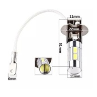 Kit 2 Lâmpadas H3 LED CREE 10 Diodos - Iluminação Branca Potente 12V - imagem 4