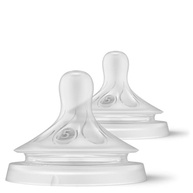 Bicos Pétala 3.0 Philips Avent com Válvula Anticólica - Fluxo Extra Rápido, Pacote com 2 - imagem 2