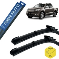 Palhetas Limpador Parabrisa S10 2012-2021 Silicone Flat Tiger Auto - Jogo 2 Unidades Silenciosas - imagem 1