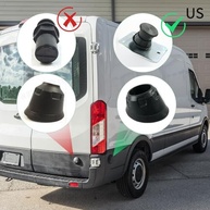 Kit 2 Tampas Magnéticas para Para-choque Traseiro Ford Transit 150/250/350 (2015-2023) - imagem 3