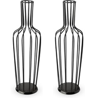 Porta Rolha de Vinho Decorativo em Ferro - Design Industrial Retro 40cm - Kit com 2 Unidades - imagem 1