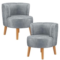 Kit 2 Poltronas Veludo Modernas para Sala de Jantar - Design Elegante e Conforto Duradouro - imagem 2