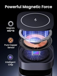 UGREEN Carregador Magnético Dobrável 2 em 1: iPhone & AirPods Sempre Carregados! - imagem 5