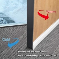 Pacote com 2 Batentes de Porta Pretos 99,8cm: Proteção e Isolamento para Portas Internas e Externas - imagem 4