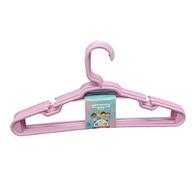 Kit 20 Cabides Infantis Reforçados Rosa - Ideal para Guarda-Roupa de Bebês e Crianças - imagem 4