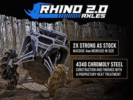 Eixo Rhino 2.0 SuperATV: Potência e Durabilidade para seu Polaris RZR XP Turbo (2016+) - imagem 4