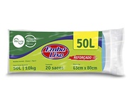 Saco de Lixo Embalixo Wecycle Reforçado 50L Azul - 20 Unidades Sustentáveis - imagem 3
