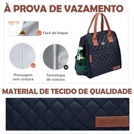 INSMEER Lancheira Térmica Portátil 20 Latas - Design Moderno para Viagens, Praia e Piqueniques - imagem 5
