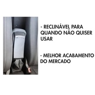 Apoio de Braço Courvin Preto com Costura Cinza para Tr4 (2002-2015+) - imagem 3
