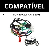 Chicote Fiação Principal Honda Pop 100 (2007-2008) - Qualidade e Encaixe Perfeito - imagem 3
