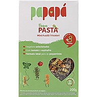 Papapá Mini Fuzilli Tricolori Vegetal 200g - imagem 1