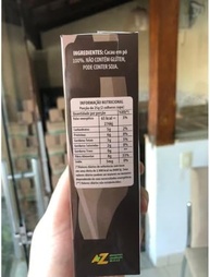 Cacau em Pó 100% Puro Sem Açúcar 200g – AZ Alimentos | Sem Glúten e Sem Lactose - imagem 3