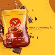 3 Corações Cappuccino Sabor Chocolate, 200g - imagem 1