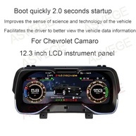Painel Digital LCD 12.3" ASVEGE para Chevrolet Camaro 2010-2015: Modernize seu Velocímetro e Hodômetro - imagem 4