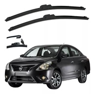 Par Palhetas Limpador Parabrisa Dianteiro Nissan Versa 2011-2020 - Visibilidade e Segurança - imagem 1