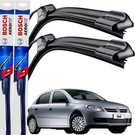 Par Palheta Limpador Parabrisa Silicone Bosch Gol G5 2008-2012 - Visão Clara e Segura - imagem 1