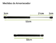 Par Amortecedor Porta Malas Gol G5 2009-2012: Segurança e Conforto para Seu Veículo - imagem 3