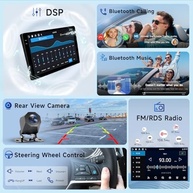 Central Multimídia Android 4G+128GB para Toyota Yaris 2012-2017: Carplay Sem Fio, GPS e Tela HD 9" - imagem 5