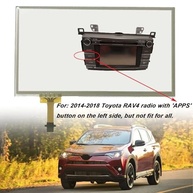 Digitalizador Tela Touch Screen Rádio Toyota RAV4 2014-2018 6.1" 12 Pinos - Reposição Perfeita - imagem 3