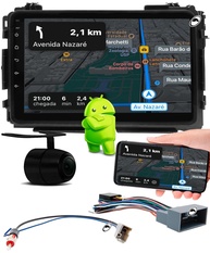 Central Multimídia H-TECH 9" Android para Honda HRV (2015-2021) com Android Auto, CarPlay e Câmera de Ré - imagem 1