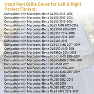 Grade de Ventilação Capô Mercedes-Benz W166 ML/GL 2012-2015 (Esquerda/Direita) - Reposição Premium - imagem 4