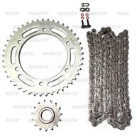 Combo Corrente e Coroas Nakata para Yamaha Fazer 250 (2005-2016) com Retentor e Graxa - imagem 5