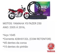 Kit Transmissão KMC Yamaha Fazer 250 (2005-2016): Potência e Durabilidade para Sua Moto - imagem 2