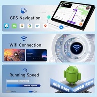 Central Multimídia Android 4G+128GB para Toyota Yaris 2012-2017: Carplay Sem Fio, GPS e Tela HD 9" - imagem 4