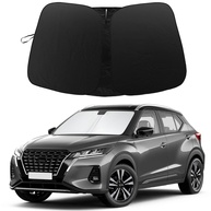 Protetor de Para-brisa Nissan Kicks 2018-2024: Frescor e Proteção UV com Bloqueador Solar Dobrável 240T - imagem 1