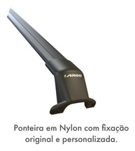 Rack Travessa de Teto Bagageiro Fiat Argo Trekking 2019-2024 - Fixação Original Preto - imagem 3