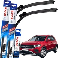 Kit Palheta Limpador Parabrisa Bosch Multiclip T-Cross 2019-2025 (Dianteira + Traseira) - imagem 2
