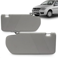 Quebra Sol Newtec Cinza Claro com Bolsa para Fiat Palio Weekend, Siena e Strada (2004-2019) - imagem 2