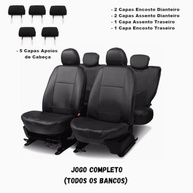 Capa de Banco Automotivo Couro Courvin Premium para Onix e Novo Prisma (2013-2019) - Proteção Sob Medida - imagem 4