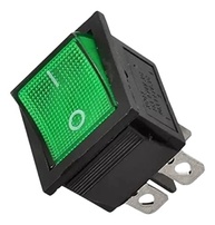 Chave Interruptor Liga Desliga Gangorra KCD4-201N com LED Verde - Controle Essencial - imagem 5