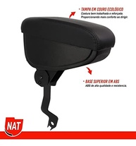 Apoio de Braço Premium para Fiat Novo Uno Mobi (2011-2020) - Couro Sintético Preto - imagem 3