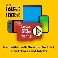 Lexar PLAY 512GB: Cartão MicroSDXC para Jogos e Mídia 4K | Prêmio Muse Design Award 2022 - imagem 5