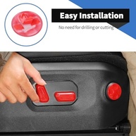 Capa Botão Controle Assento Jeep Wrangler JL/JT 2024+ Voodonala - Vermelho ABS (6 Peças) - imagem 5