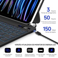 Capa com Teclado e Trackpad Bettdow para iPad 10ª Geração 10.9" e iPad 11ª Geração 2025 (Branco) - imagem 5
