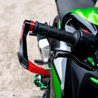Protetores de Mão Alumínio CNC Vermelho para Kawasaki Ninja 500 / Z500 (2024-2025) - Freio e Embreagem - imagem 4