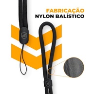 Gshield Cordão Universal de Pulso para Capa de Celular 20cm Alça Ajustável de Nylon Balístico, Preto - imagem 3