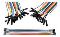 Kit 20 Jumpers Fêmea-Fêmea 20cm Coloridos para Protoboard e Projetos Eletrônicos - imagem 2