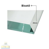 Espelho Decorativo Retangular Cebrace 70x50cm | Bisotê 20mm | Vidro 4mm | Ideal para Sala, Quarto, Banheiro e Cozinha - imagem 3