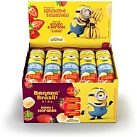 Barra Fruta Banana Kids Minions Morango 20un - imagem 2