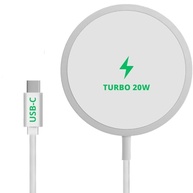 Carregador Indução 20W Turbo Magnético Sem Fio Tipo C - Carregamento Rápido Compatível MagSafe - imagem 2
