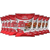 Kit 20x Biscoito Proteína Coco Wheyviv 45g: Energia e Sabor - imagem 1
