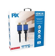 Cabo HDMI 2.1 PIX 8K HDR 5 Metros Azul: Imagem e Som de Cinema em Casa! - imagem 4