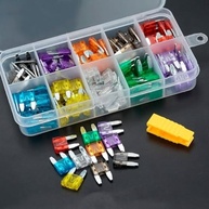 Kit Completo Fusíveis Automotivos 220 Peças: Proteção Essencial com Caixa Organizadora e Extrator - imagem 3